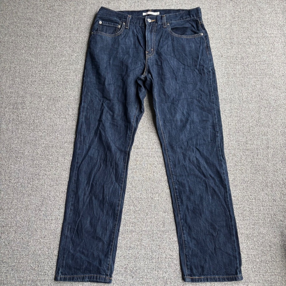 Levi's Jeans Womens 29 Middy Straight Dark Wash Blue Denim Cotton 100%